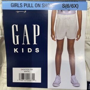 Gap Kids Girl's Pull-On White Shorts S (6/6x)